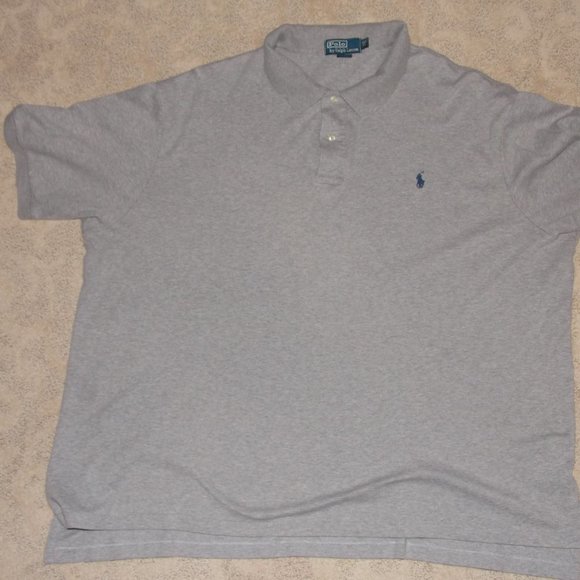 Men's Ralph Lauren Gray 3XB Polo - Picture 4 of 6